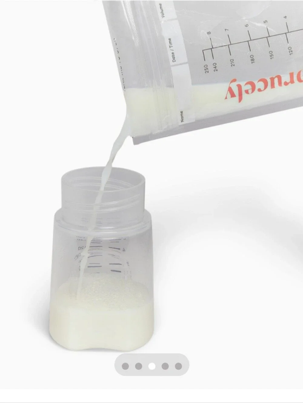 400 Count Sprucely Breast Milk Storage Bags 8oz BPA Free